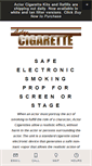 Mobile Screenshot of actorcigarette.com